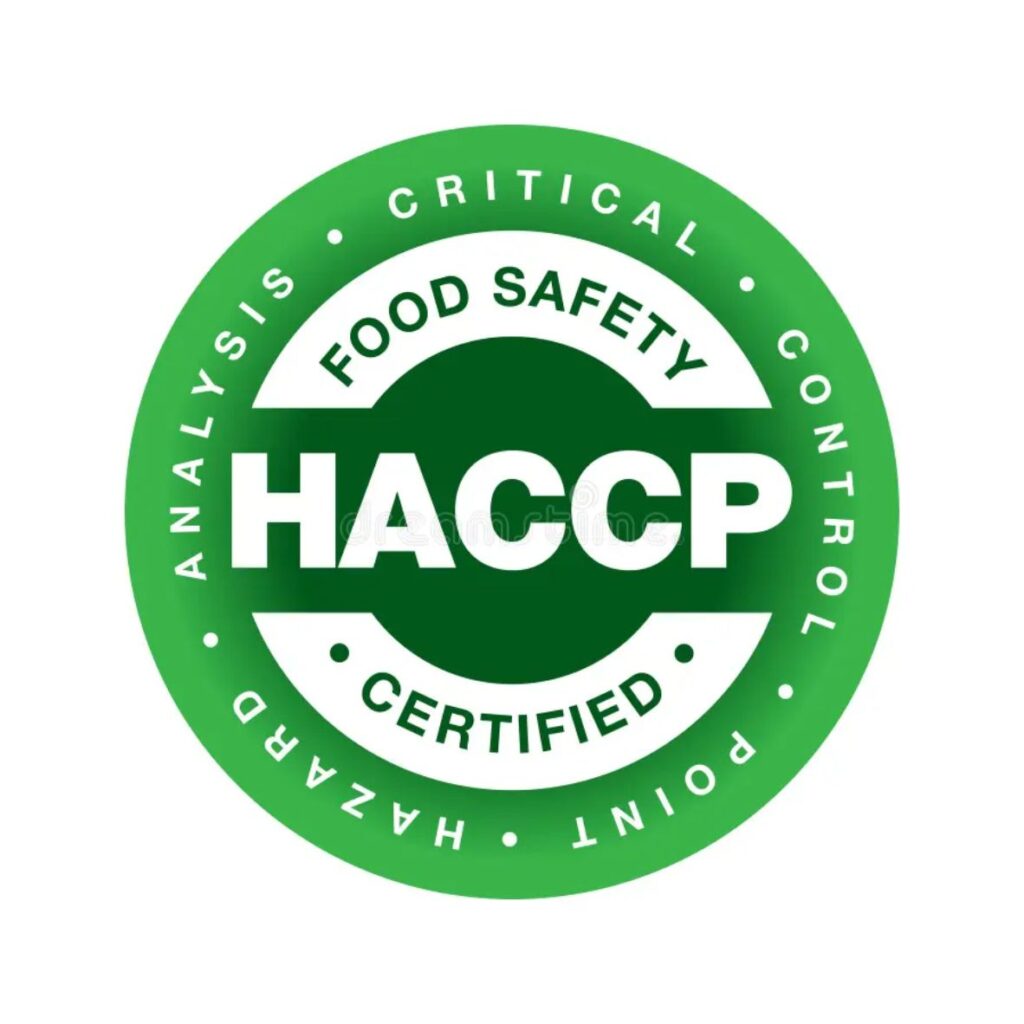 HACCP Certified : 